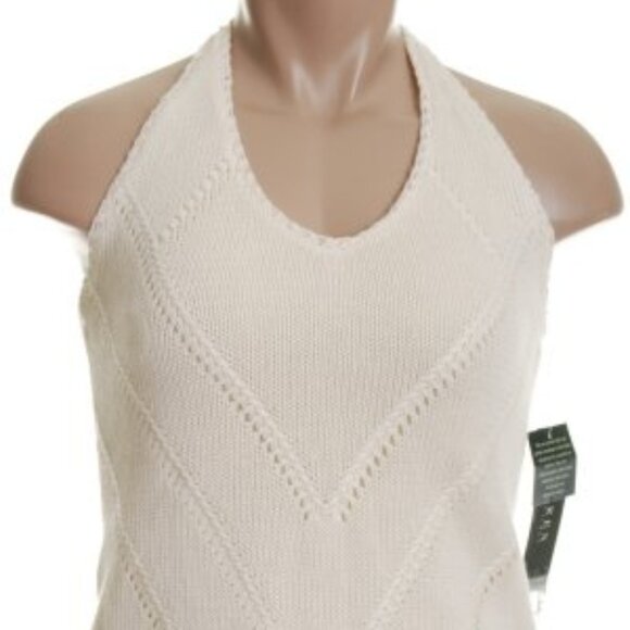 RALPH LAUREN Green Label Knit Halter Top - Sz L - NEW - Picture 14 of 15